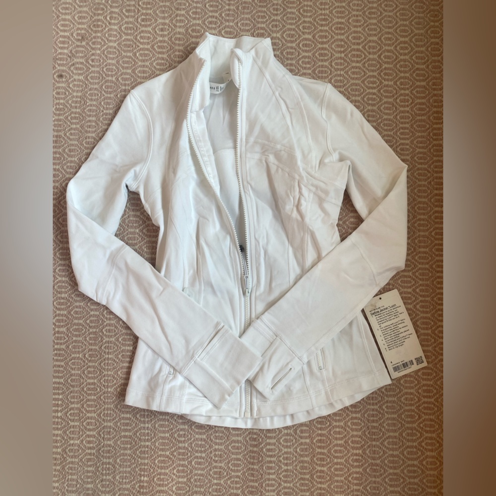 White Lululemon Define Jacket